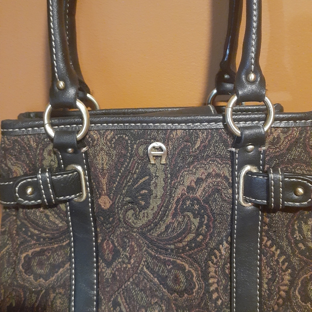 Etienne Aigner Paisley Print Small Handbag